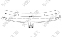 MAN Resor Przedni 1-piórowy TGA/tgx/TGS F088T479ZA75A