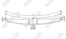 MAN TGL Resor Przedni 1-piórowy F088T483ZA75