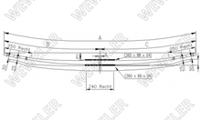 MAN Resor Tylny 2-piórowy F088T294ZA70