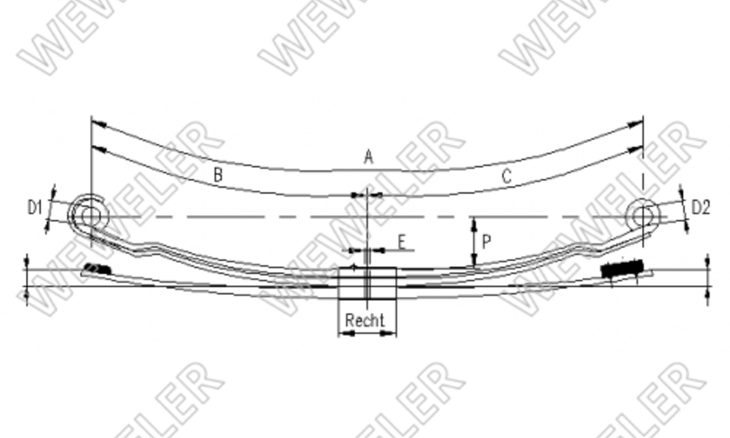 MAN TGL-12t Resor Tylny 2/1 F088T342ZA75A