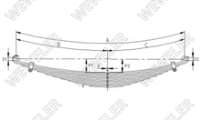 Mercedes Resor Przedni 12-piórowy I Oś A020T419ZA75