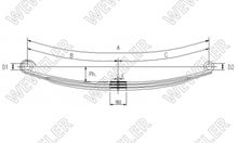 Mercedes Actros Resor Przedni 3-piórowy F020T649ZA75