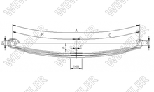 Mercedes Actros/Atego Przedni 3-piórowy F020T671ZA75