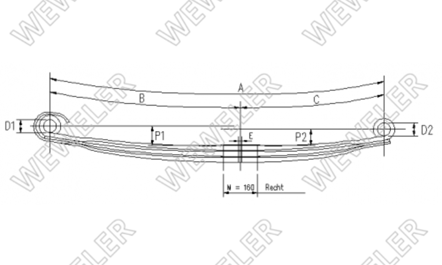 Mercedes Actros Resor Przedni 3-p 1-oś F020T673ZA75A