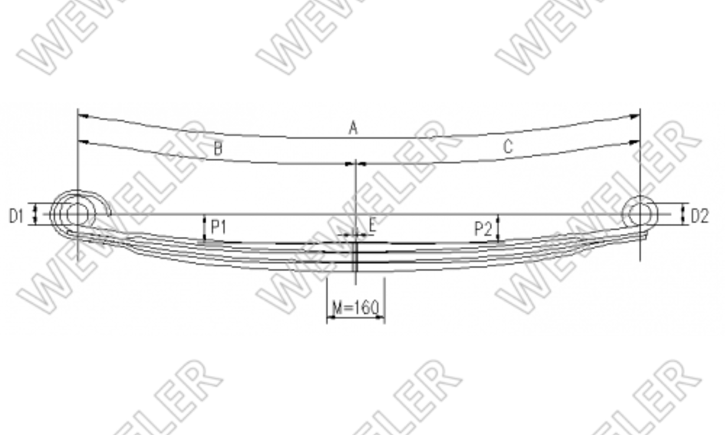 Mercedes Actros Resor Przedni 2-oś F020T675ZA75