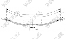 Mercedes Atego 915-1317 Resor Przedni F020T777ZA75