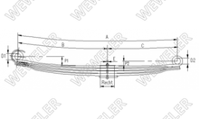 Mercedes Arocs Resor Przedni 4-piórowy F020T857ZA75