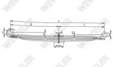 Mercedes Arocs Resor Przedni 4-piórowy F020T859ZA75