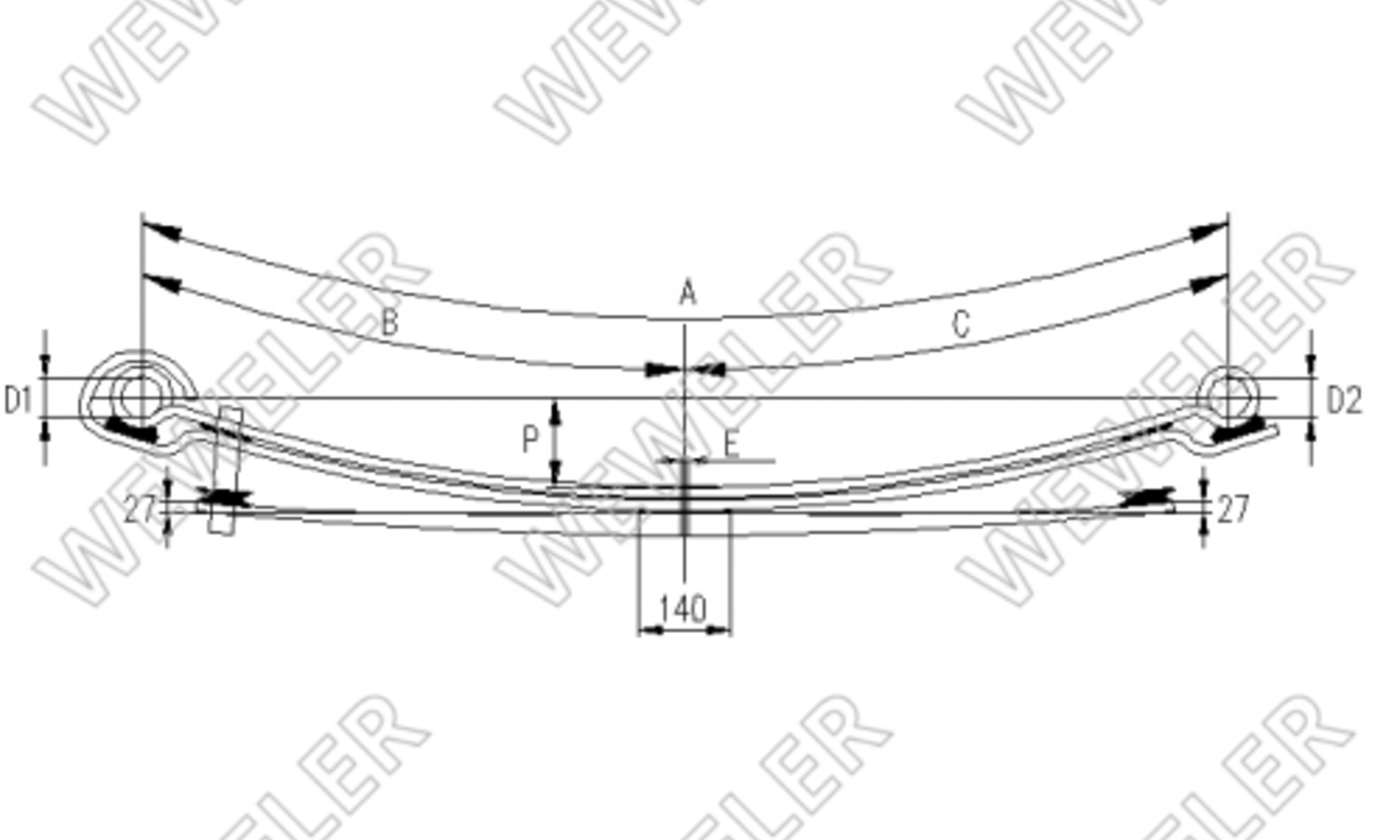 Mercedes Resor Tylny Z Pomocnikiem F020T582ZA75