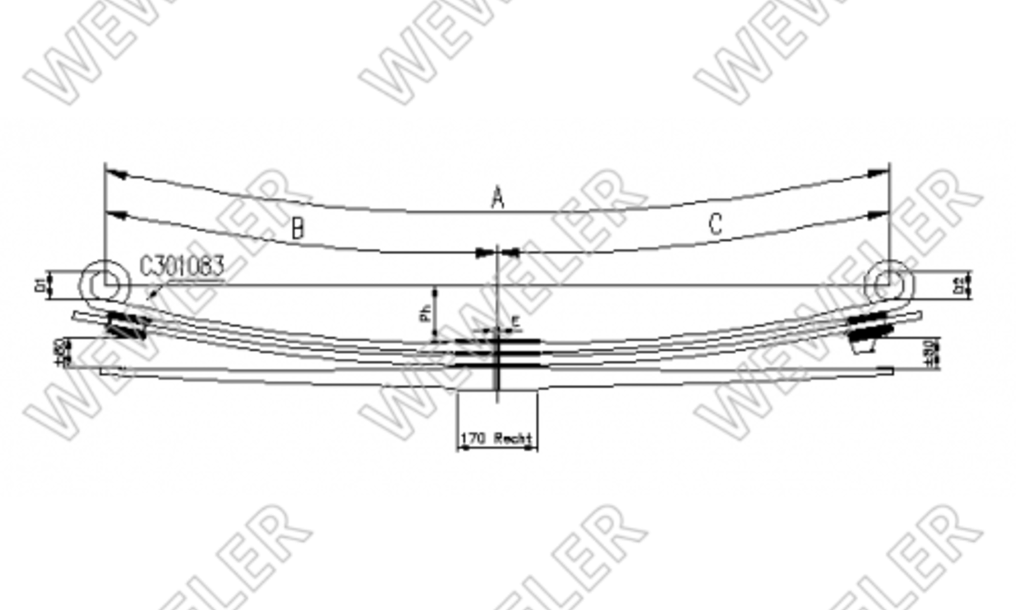 Mercedes Atego Resor Tylny F020T848ZA75