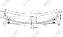 Mercedes Resor Tylny 3-piórowy Su-157 F020T864ZA75