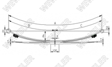 MB Sprinter 616tdi Resor Tylny 3-piór Su-130 F020T896ZA75
