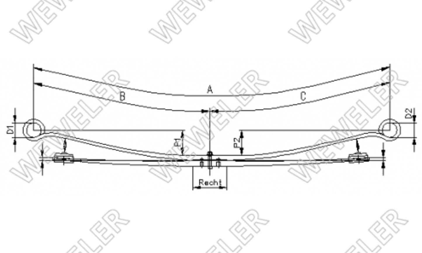 MB Resor Tylny 2-piórowy F021T110ZA75