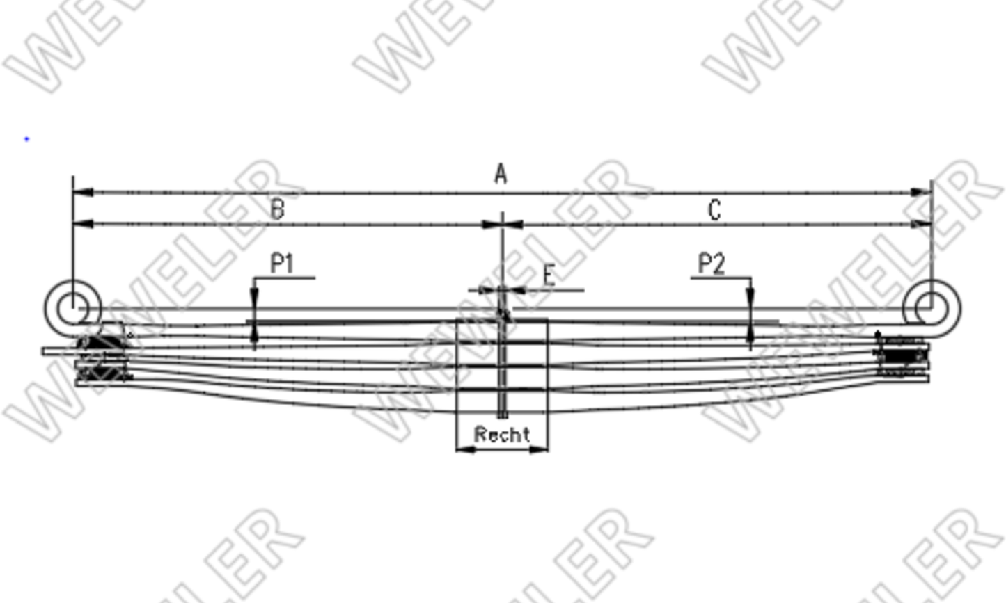 Mercedes Atego Resor Tylny F021T146ZA75