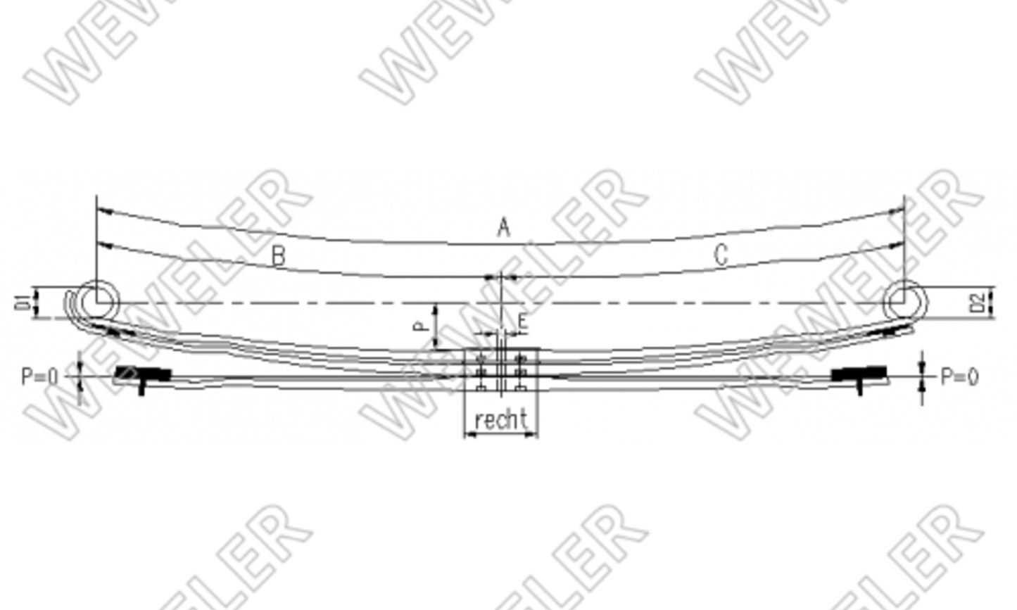 Nissan Cabstar, Renault Maxcity Resor Tylny Po 2013 R 3- F046T214ZA75