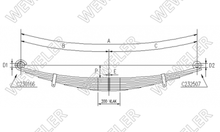 Renault Kerax Resor Przedni 8-piórowy A124T277ZA75