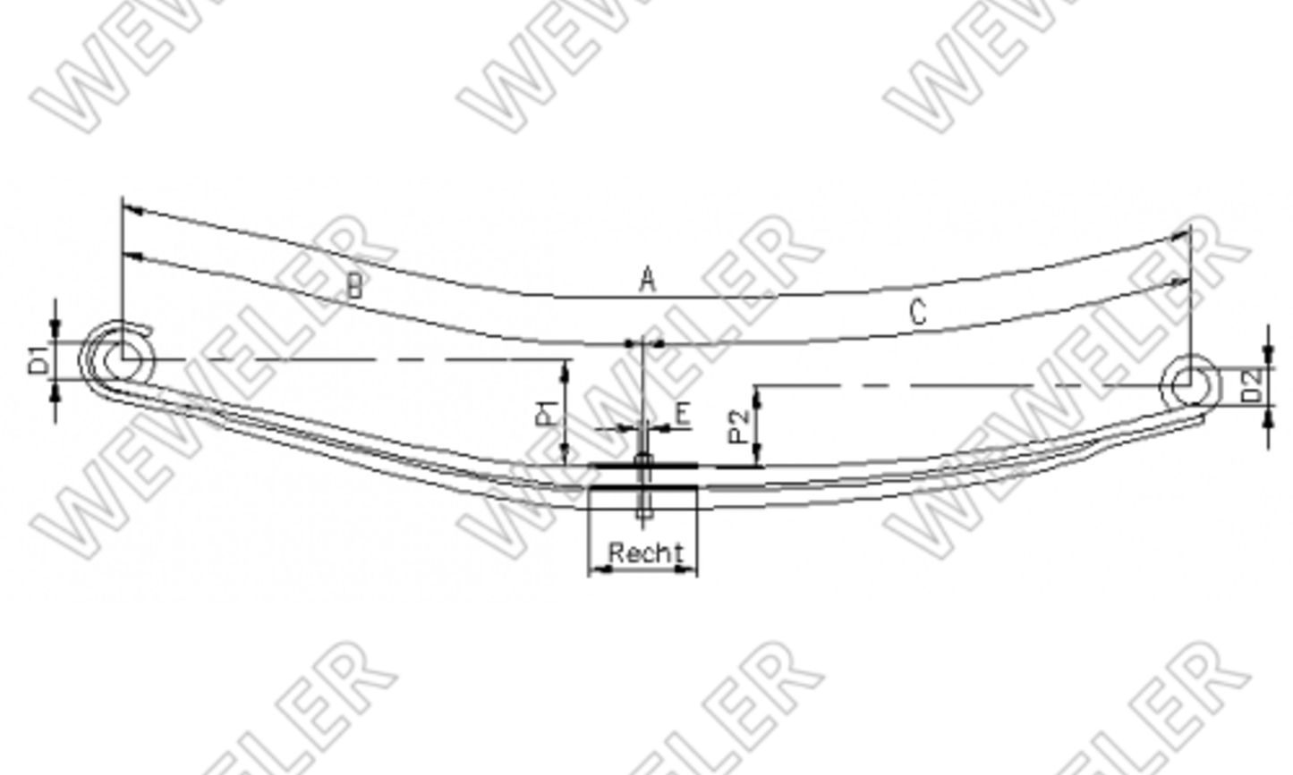 Renault Resor Przedni 2-piórowy F023T225ZA75