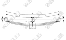 Volvo FM Resor Przedni 3-piórowy 2-oś F022T453XA75