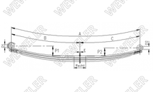 Volvo Resor Przedni 3-piórowy F022T463XA75