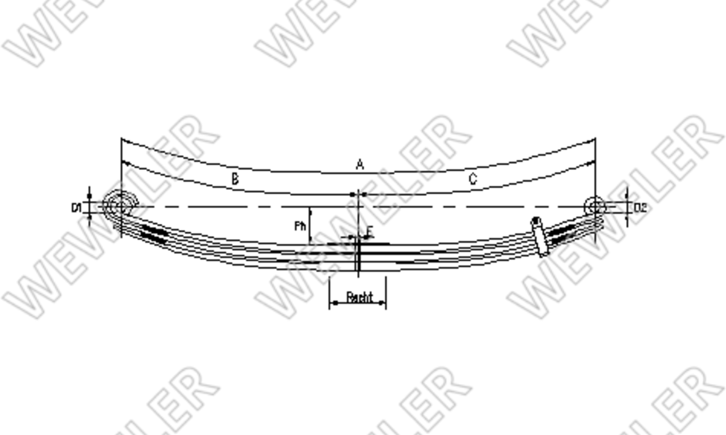Volvo Resor Tylny FL4 F022T344ZA75