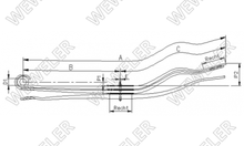 Volvo FL6 Resor Tylny 3-piórowy (fala) F022T434ZA75