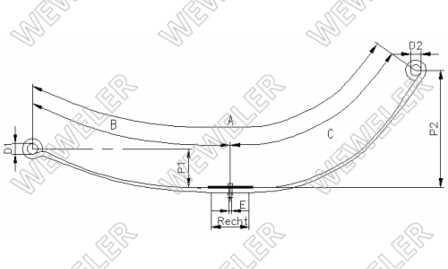 Volvo FL6 Resor Przedni Do Poduszki F022T443ZA75