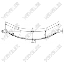 Zestaw wzmacniający resor tylny 2363008 Ford Transit FK037T338ZB